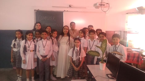 St. Mark’s Sr. Sec. Public School, Meera Bagh - Inter Class Computer Competition : Click to Enlarge