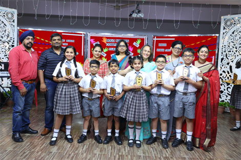 St. Mark’s Sr. Sec. Public School, Meera Bagh - Solo Singing Competition by Class V : Click to Enlarge