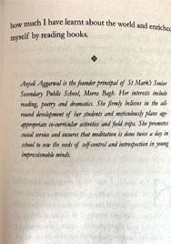 St. Mark's Meera Bagh - Article by Our Principal : Click to Enlarge