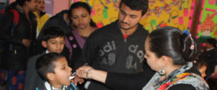 St. Mark's Meera Bagh - National Deworming Day : Click to Enlarge