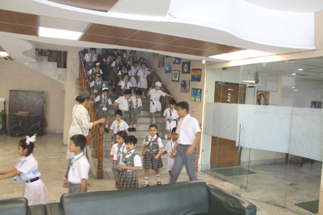 St. Mark's Meera Bagh - Fire Drill : Click to Enlarge