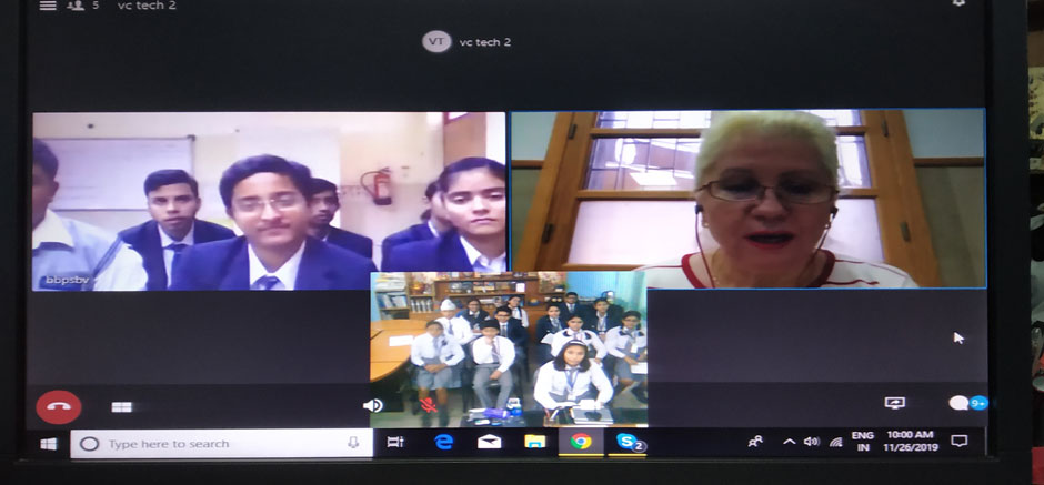 St. Mark's Meera Bagh - Generation Global Video Conference on Art of Expression : Click to Enlarge