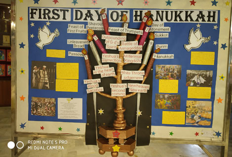 St. Mark's Meera Bagh - First day of Hanukkah : Click to Enlarge