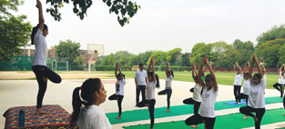 St. Mark's Meera Bagh - International Yoga Day : Click to Enlarge
