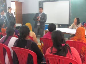 St. Mark's School, Meera Bagh - Teach India Second Edition begins : School Chapter : Click to Enlarge
