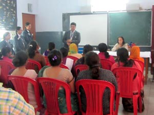 St. Mark's School, Meera Bagh - Teach India Second Edition begins : School Chapter : Click to Enlarge