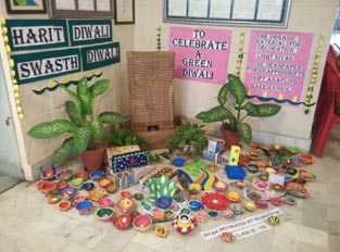 St. Mark's School, Meera Bagh - Diwali Celebrations - Earth Saviours Eco Club : Click to Enlarge