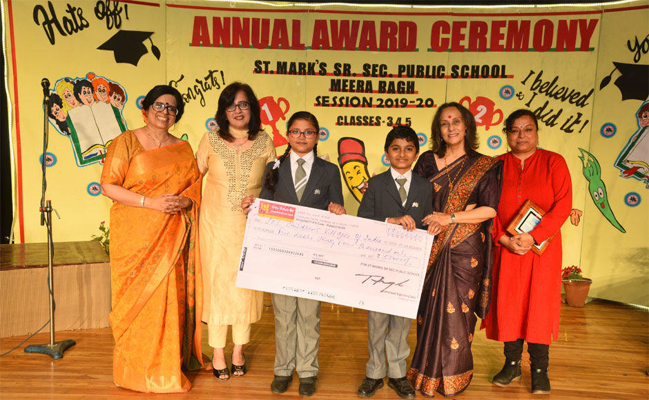 St. Mark’s School, Meera Bagh - SOS Contribution : Click to Enlarge