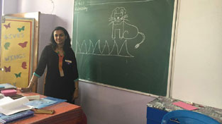 SMS, Meera Bagh - Wonderful Wednesday for Class 1 : Click to Enlarge