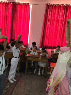 SMS, Meera Bagh - Wonderful Wednesday for Class II : Click to Enlarge