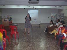 St. Mark’s Sr. Sec. Public School, Meera Bagh - English Workshop on Phonetics : Click to Enlarge