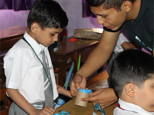 St. Mark's School, Meera Bagh - STEM  Workshop : Click to Enlarge