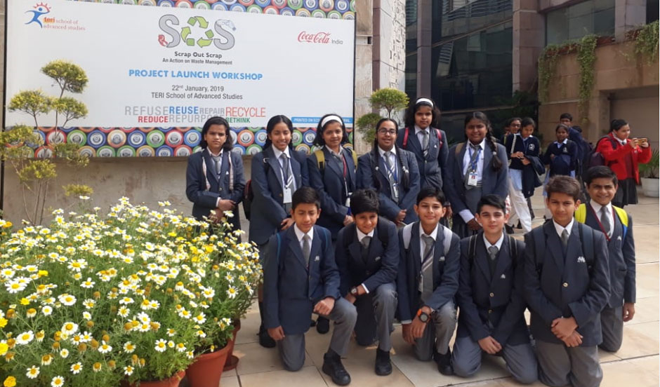 St. Mark's School, Meera Bagh - TERI Workshop on Waste Management : Click to Enlarge