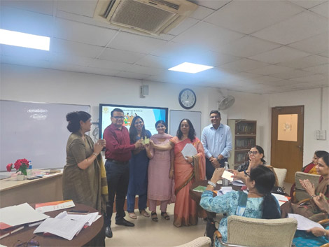 St. Mark's Sr. Sec. Public School, Meera Bagh - Dr. Naveen Gupta participated in a two-day Offline Induction Training Program organized at the CBSE Center of Excellence (CoE), Delhi : Click to Enlarge