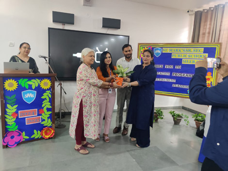 St Marks Sr Sec Public School Meera Bagh: Teachers attend Retirement Planning Workshop with Mr. Tarun and Ms. Nargis from Max Life Insurance : Click to Enlarge