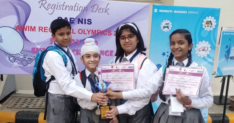 St. Mark's Meera Bagh - SAE AWIM 2019 Jet Toy Regional Olympiad : Click to Enlarge