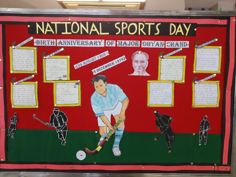 St. Mark's Meera Bagh - National Sports Day : Click to Enlarge