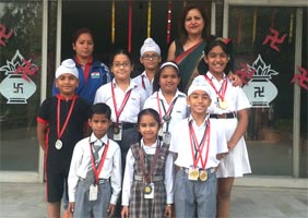 SMS Sr., Meera Bagh - Sports Inter School Competition Champions : Click to Enlarge