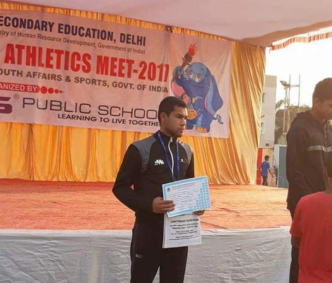 St. Mark's, Meera Bagh - 22nd CBSE National Athletics Meet 2017 : Click to Enlarge