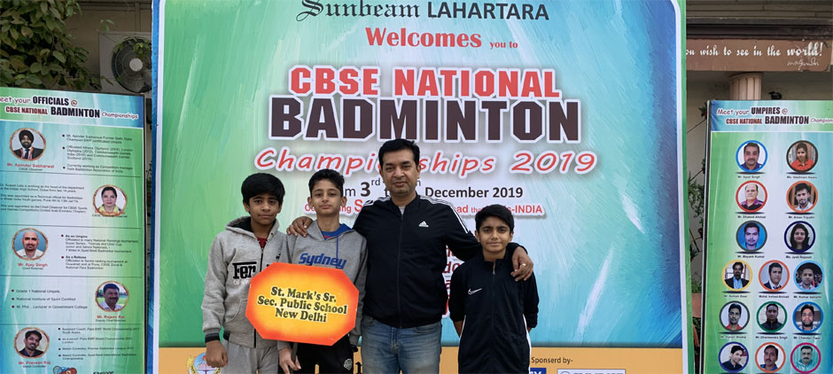 St. Marks School - C.B.S.E. National Badminton Tournament : Click to Enlarge