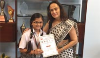 Shreya Sharma (VI B) of St. Mark's Sr. Sec. Public School, Meera Bagh participated in the 11th All India Independence Cup Karate - Do Championship : Click to Enlarge
