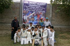 St. Mark’s Sr. Sec. Public School, Meera Bagh - Zonal Cricket Competition : Click to Enlarge