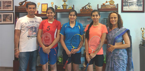 St. Mark’s School - Zonal Badminton Champions - Junior Girls : Click to Enlarge