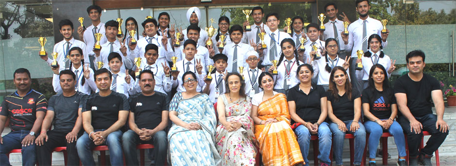 St. Mark’s School wins the Overall Champions Trophy in Games and Sports and Athletics : Click to Enlarge
