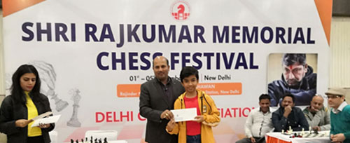 St. Marks School - DCA - Shri Raj Kumar Memorial Open Rapid Chess Tournament : Click to Enlarge