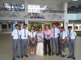 St. Mark's Meera Bagh students on Singapore Trip : Click to Enlarge