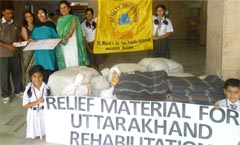 SMS, Meerabagh - Contribution for Uttarakhand Rehabilitation : Click to Enlarge