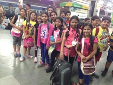 St. Mark’s Sr. Sec. Public School, Meera Bagh arranged for primary students to have an excursion to Agra for two days : Click to Enlarge