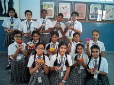 St. Mark’s Sr. Sec. Public School, Meera Bagh - Diya Decoration for Classes VI to VIII : Click to Enlarge