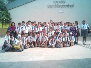 St. Mark’s Sr. Sec. Public School, Meera Bagh - A Visit to Rajiv Gandhi Renewable Energy Park, Gurgaon by Eco Club members of our school : Click to Enlarge