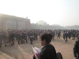 SMS Sr., Meera Bagh - Fire Drill : Click to Enlarge
