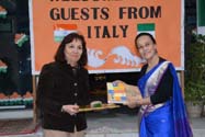 St. Mark's School, Meera Bagh - Italian Delegation at SMS : Click to Enlarge