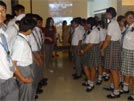 St. Mark’s Sr. Sec. Public School, Meera Bagh - Trip to the Korean Culture Centre : Click to Enlarge