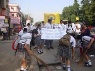 St. Mark’s Sr. Sec. Public School, Meera Bagh - Swachh Bharat Abhiyan : Click to Enlarge