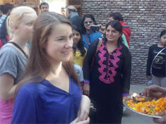 St. Mark's School, Meera Bagh welcomes  Delegates of Sweden : Click to Enlarge