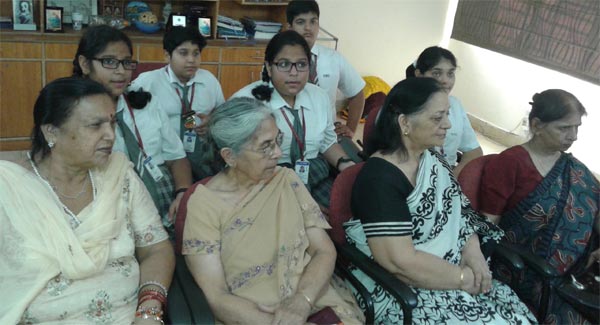 St. Mark’s Sr. Sec. Public School, Meera Bagh - Video conference on old people : Click to Enlarge
