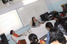 St. Mark's School, Meera Bagh - English Teacher Workshop by Mrs. Aggarwal : Click to Enlarge