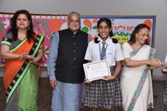 St. Mark's School, Meera Bagh - We shine at the MUN held at Sun City School, Gurugram : Click to Enlarge