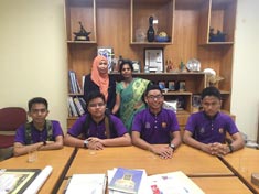 St. Mark's School, Meera Bagh - Guests from Malaysia : Click to Enlarge