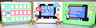 St. Mark's School, Meera Bagh - Geek-A-Hertz : Event Day - Invitation to collaborate : Click to Enlarge