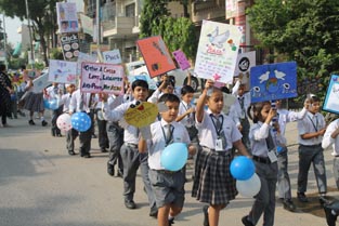 St. Mark's School, Meera Bagh - International Peace Day : Click to Enlarge