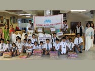 St. Mark's School, Meera Bagh - Aid for Kerala keeps pouring in : Click to Enlarge