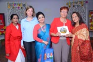 St. Mark's School, Meera Bagh - Calendar on Russian and Indian authors released at the event : A Tale of two Countries : Click to Enlarge
