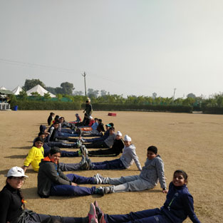 St. Mark's School, Meera Bagh - Rocksport organises Adventure Sports for students of Classes VI, VII and VIII : Click to Enlarge