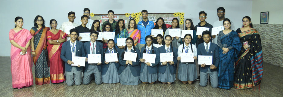 St. Mark's School, Meera Bagh - Delegates from Singapore : Click to Enlarge