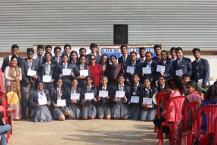 St. Mark's School, Meera Bagh - Students of Class XI successfully organise Umang : Celebration of Life : Click to Enlarge
